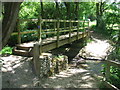 TQ3416 : Footbridge over a stream, near Plumpton by Malc McDonald