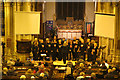 SP9211 : A Choir sings in the Parish Church during Tring Carnival by Chris Reynolds