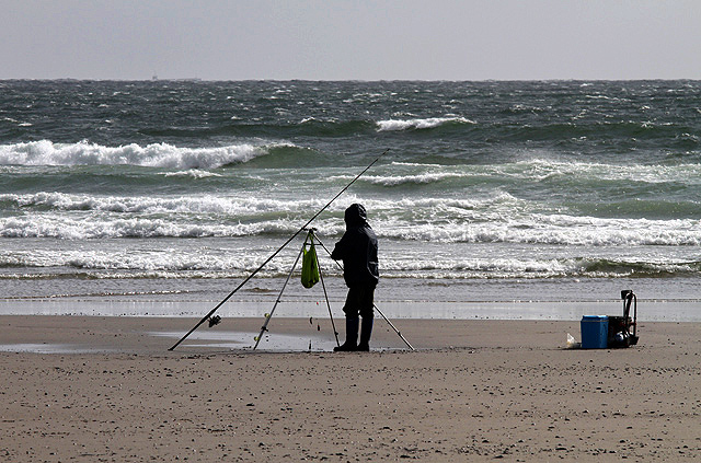 Sea fishing at Port Logan Bay