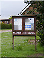 TM1341 : Belstead Village Notice Board by Geographer