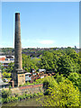 SE2734 : Armley Mills Chimney by David Dixon