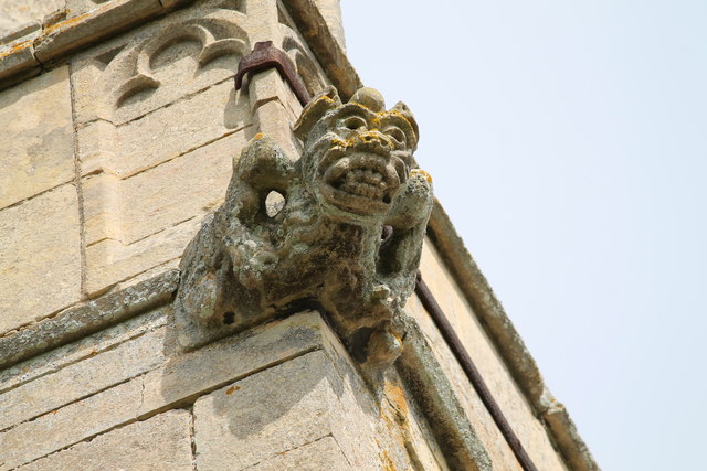 Gargoyle, St Denis' church, Aswarby