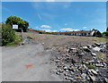 SO1500 : Rubble on the site of a demolished hospital, Aberbargoed by Jaggery