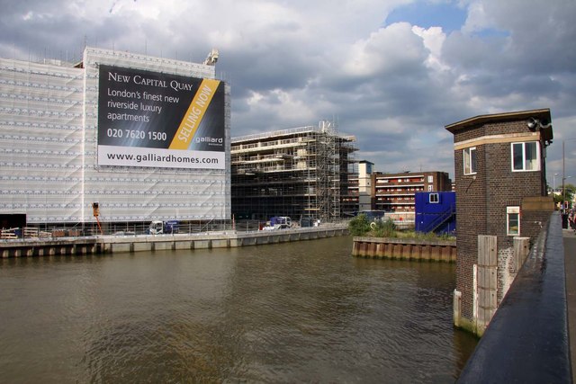 Building site by Deptford Creek