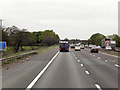 SJ7663 : Northbound M6 near Bradwall Green by David Dixon