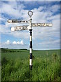 NT6073 : Rural East Lothian : ELCC Fingerpost at Redcliff, Whittingehame by Richard West