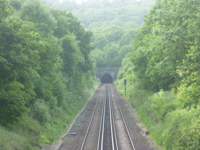 The southern entrance to Sevenoaks Tunnel