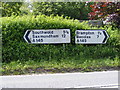 TM4479 : Roadsigns on the A145 London Road by Geographer