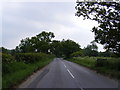 TM4379 : Entering Sotherton on the B1124 Halesworth Road by Geographer