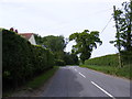 TM4381 : B1124 Halesworth Road by Geographer