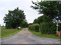 TM3076 : Footpath & entrance to Town Farm by Geographer