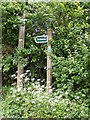 TM4078 : Bridleway sign of the Scalesbrook Lane bridleway by Geographer