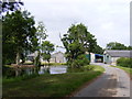 TM3586 : Pond off Englishes Lane at Grove Farm by Geographer