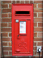 TM3883 : Halesworth Post Office George VI Postbox by Geographer