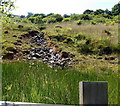 SO1506 : Rocky bed of a dried-up gully south of Tredegar by Jaggery