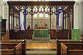 TQ3389 : Holy Trinity, Philip Lane, Tottenham Green - Screen by John Salmon