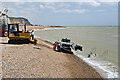 TQ8209 : The launch of the Hastings D Class lifeboat - 7 by Ian Capper