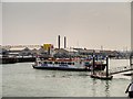 SZ5095 : Chain Ferry at West Cowes (Cowes Floating Bridge) by David Dixon