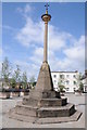 SK9135 : Grantham Market Cross by Philip Halling