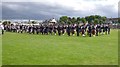 NH8856 : Massed pipe bands, Nairn Highland Games by Craig Wallace