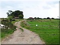 NZ2403 : Farm road, Kilnsey House Farm by Oliver Dixon