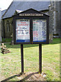 TM1083 : All Saints Church Notice Board by Geographer