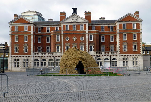 Art Installation on The Rootstein Hopkins Parade Ground, Chelsea College of Art and Design, London