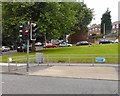 SJ8990 : Road crossing for horses by Gerald England