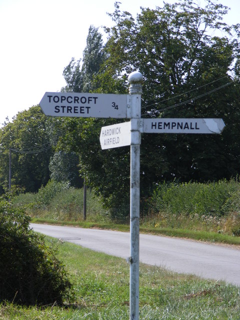 Roadsign on Barford Road