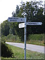 TM2591 : Roadsign on Barford Road by Geographer