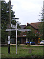 TM1384 : Roadsign on Hall Road by Geographer