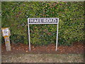 TM1384 : Hall Road sign by Geographer