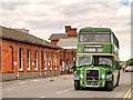 SK9135 : Bristol Lodekka passing Grantham Station by David Dixon