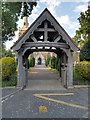 SK8736 : Lychgate, All Saints' Church by David Dixon