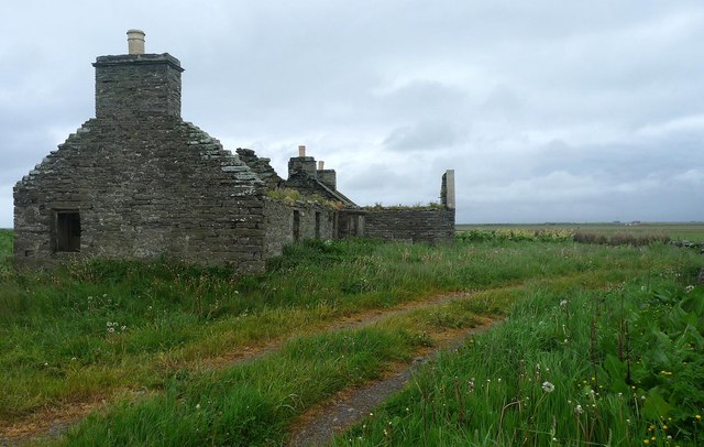 Ruined cottage, Seater, Sanday, Orkney