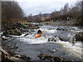 NH5192 : Rapid at Gruinards - take-out for the River Carron by Andy Waddington