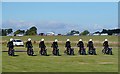 NT5578 : The White Helmets Display Team at East Fortune by Walter Baxter