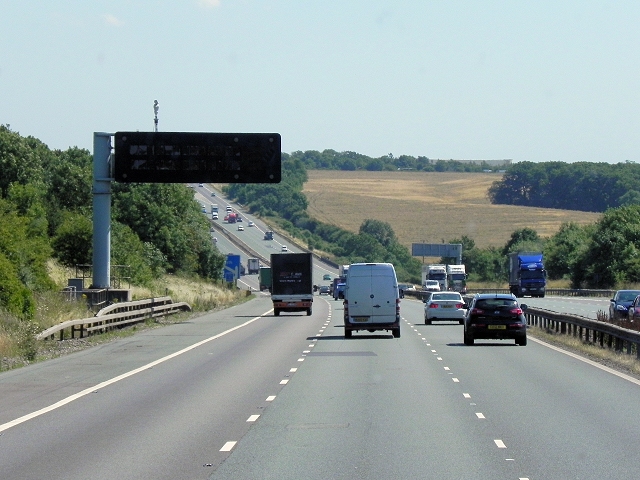 Southbound M6