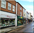 SO4959 : Southern end of High Street Leominster by Jaggery