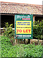 TM3093 : Estate Agent sign at Brickyard Farm by Geographer