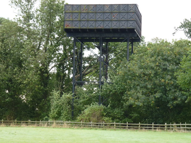 Water tower at Conington (RAF Glatton)