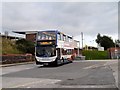 SD7807 : Metrolink Replacement Service at Radcliffe Tram Station by David Dixon