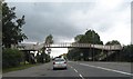 SU1588 : Footbridge over Cricklade Road Swindon by Anthony Parkes