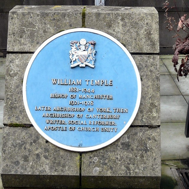 Blue plaque: William Temple