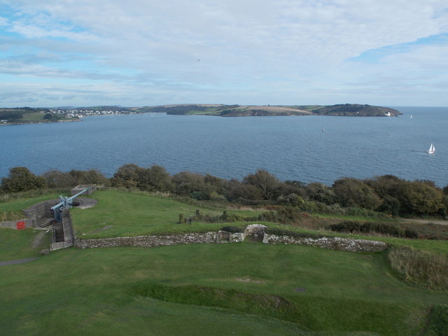 Falmouth: view over the river mouth