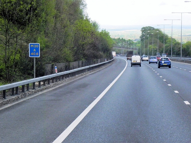 M20 near Wrotham