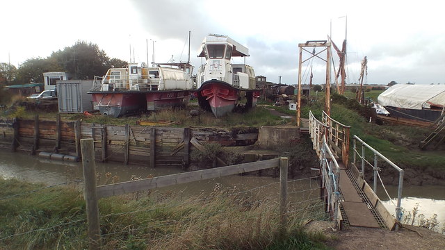 Footbridge near Faversham