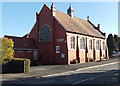 SO4593 : Crossways side of Church Stretton Methodist Church by Jaggery