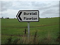 TM1043 : Roadsign on Sproughton Corner by Geographer