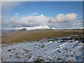 NN2833 : Autumn snowfall on the Bridge of Orchy hills by Alan O'Dowd